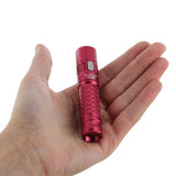 Klarus Mi7 Mini-Might EDC Flashlight - CREE XP-L HI V3 LED - 700 Lumens - Uses 1 x AA (Included) or 1 x 14500 - Red