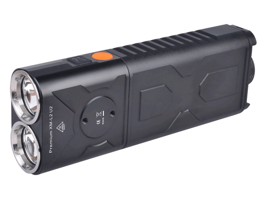 Klarus RS30 Dual Head Rechargeable Flashlight - CREE XM-L2 U2 LED - 2400 Lumens - Uses 2 x 18650 (Included) or 4 x CR123A