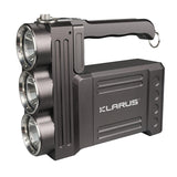 Klarus RS80GT Rechargeable LED Searchlight - 3 x CREE XHP70.2 P2 - 10000 Lumens - Includes Li-ion Battery Pack