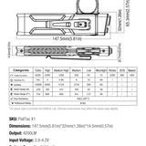 Klarus FlatTac X1 USB-C Rechargeable Ultra Tactical EDC Flashlight - 4200 Lumens - Luminus SST-70 - Uses Built-in 2150mAh Li-ion Battery Pack - With or Without Knuckle Ring