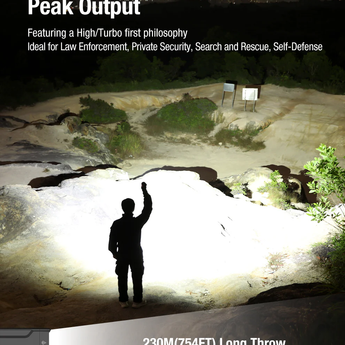 Klarus FlatTac X1 USB-C Rechargeable Ultra Tactical EDC Flashlight - 4200 Lumens - Luminus SST-70 - Uses Built-in 2150mAh Li-ion Battery Pack - With or Without Knuckle Ring