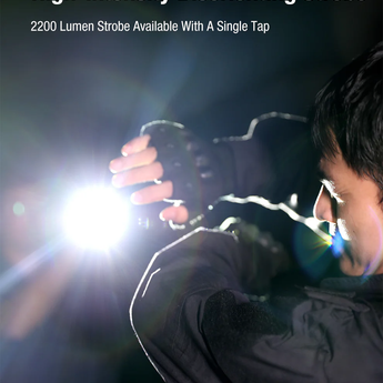 Klarus FlatTac X1 USB-C Rechargeable Ultra Tactical EDC Flashlight - 4200 Lumens - Luminus SST-70 - Uses Built-in 2150mAh Li-ion Battery Pack - With or Without Knuckle Ring