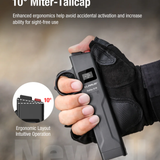 Klarus FlatTac X1 USB-C Rechargeable Ultra Tactical EDC Flashlight - 4200 Lumens - Luminus SST-70 - Uses Built-in 2150mAh Li-ion Battery Pack - With or Without Knuckle Ring