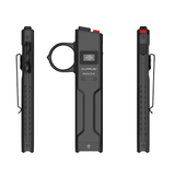 Klarus FlatTac X1 USB-C Rechargeable Ultra Tactical EDC Flashlight - 4200 Lumens - Luminus SST-70 - Uses Built-in 2150mAh Li-ion Battery Pack - With or Without Knuckle Ring