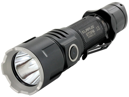 Klarus XT11GT HD Rechargeable Tactical Flashlight - CREE XHP35 HD E4 LED - 2000 Lumens - Uses 2 x CR123A  or 1 x 18650 (Included)