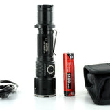 Klarus XT11GT HD Rechargeable Tactical Flashlight - CREE XHP35 HD E4 LED - 2000 Lumens - Uses 2 x CR123A  or 1 x 18650 (Included)