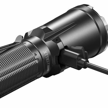 Klarus XT11GT Pro USB-C Rechargeable Tactical Flashlight - CREE XHP35 - 2200 Lumens - Uses 2 x CR123A or 1 x 18650 (Included)