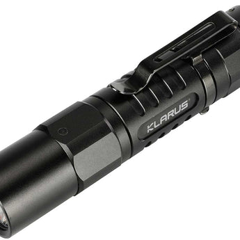 Klarus XT1A (2018) Tactical EDC Flashlight - CREE XP-L HD V6 LED - 1000 Lumens - Uses 1 x 14500 (Included) or 1 x AA
