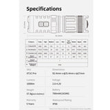 Klarus XT1C Tactical LED Flashlight - CREE XP-L HI 1D - 1000 Lumens - Includes 1 x USB-C Rechargeable 16340