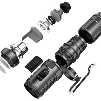 Klarus XT1C Tactical LED Flashlight - CREE XP-L HI 1D - 1000 Lumens - Includes 1 x USB-C Rechargeable 16340