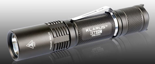 Klarus XT2C U2 LED Flashlight with CREE XM-L U2 LED 580 Lumens - Dark Grey Finish - Uses 2 x CR123A or 1 x 18650 or 2 x 16340