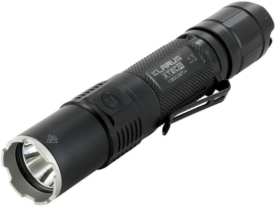 Klarus XT2CR Rechargeable Tactical Flashlight - CREE XHP35 HD E4 - 1600 Lumens - Uses 1 x 18650 (included) or 2 x CR123A