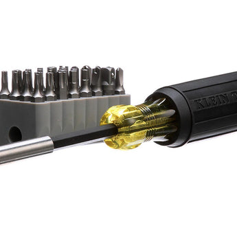 Klein Tools Magnetic Screwdriver with 32 Tamperproof Bits