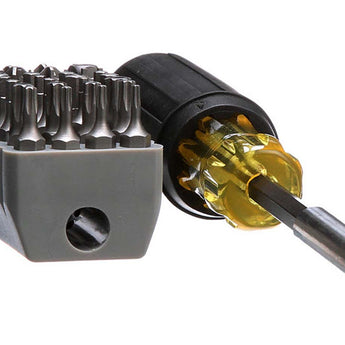 Klein Tools Magnetic Screwdriver with 32 Tamperproof Bits