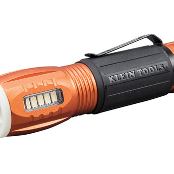 Klein Tools Flashlight with Worklight -230 and 100 Lumens - Includes 3 x AAA