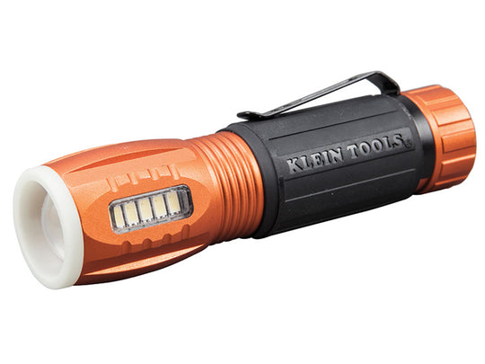 Klein Tools Flashlight with Worklight -230 and 100 Lumens - Includes 3 x AAA