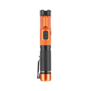 Klein Tools Rechargeable Focus LED Flashlight with Laser - 350 Lumens - Includes 1 x 2600mAh 18650