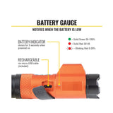 Klein Tools Rechargeable Focus LED Flashlight with Laser - 350 Lumens - Includes 1 x 2600mAh 18650