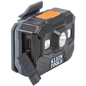 Klein Tools USB-C Rechargeable Headlamp - 300 Lumens - Uses Built-In Li-ion Battery Pack (56062)