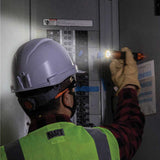 Klein Tools Rechargeable 2-Color LED Flashlight with Holster - 1000 Lumens - Uses Built-In Li-ion Battery Pack (56413)