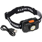 Klein Tools Rechargeable 2-Color LED Headlamp with Adjustable Strap - 800 Lumens - Uses Built-In Li-ion Battery Pack
