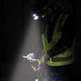 Klein Tools Rechargeable 2-Color LED Headlamp with Adjustable Strap - 800 Lumens - Uses Built-In Li-ion Battery Pack