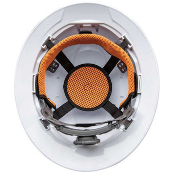 Klein Tools Non-Vented Hard Hat with Rechargeable Headlamp - 300 Lumens - Uses Buil-In Li-ion Battery Pack