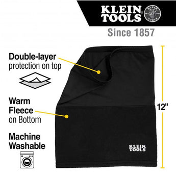 Klein Tools Neck and Face Warming Half-Band - Black