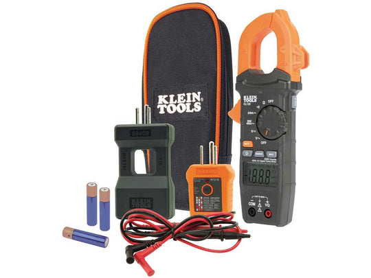 Klein Tools Clamp Meter Electrical Test Kit