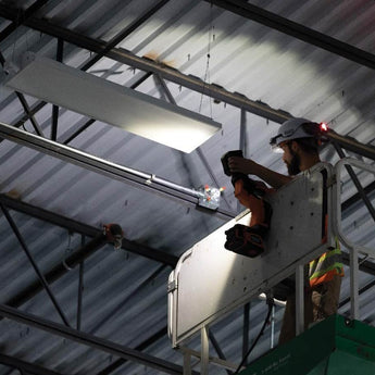 Klein Tools Cordless Utility LED Light - 2500 Lumens - Kit or Light Only - With or Without 2 x 20V DeWALT Li-ion Battery Packs and Charger