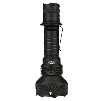 Acebeam L35 V2.0 LED Flashlight - 5000 Lumens - CREE XHP70.3 Hi - Includes 1 x USB-C Rechargeable 21700 - Anodized Black, Green, Blue or Micro-Arc Oxidation (MAO) Gray Marbling