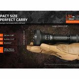 Acebeam L35 V2.0 LED Flashlight - 5000 Lumens - CREE XHP70.3 Hi - Includes 1 x USB-C Rechargeable 21700 - Anodized Black, Green, Blue or Micro-Arc Oxidation (MAO) Gray Marbling