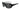 Wiley X WX Abby Street Sunglasses Rx Ready with High Velocity Protection - Black Marble Frame with Polarized Smoke Grey Lenses (SSABB04)