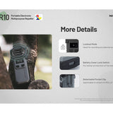 Nitecore EMR10 USB-C Rechargeable Portable Electronic Multi-Purpose Insect Repeller - Includes 2 x 21700