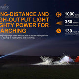 Fenix LD42 LED Flashlight - CREE XP-L HI V3 - 1000 Lumens - Includes 4 x AA