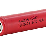 LG HE2 18650 2500mAh 3.6V High-Drain 20A Lithium Ion (Li-ion) Unprotected Flat Top Battery