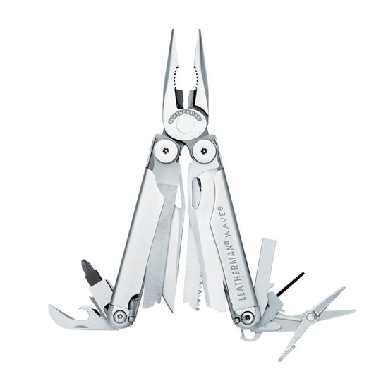 Leatherman Wave Multi-Tool - Stainless Steel with Premium Sheath - Box Packaging (830037)