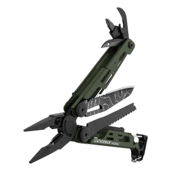 Leatherman Signal Multi-Tool - Black Nylon Sheath - Various Colors and Packaging Options Available