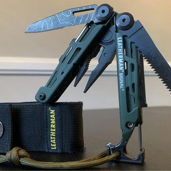 Leatherman Signal Multi-Tool - Black Nylon Sheath - Various Colors and Packaging Options Available