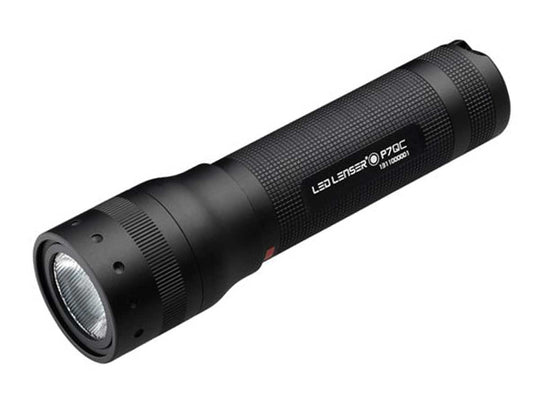 Ledlenser 880165 Multi-Colored P7QC Flashlight - 220 Lumens - Uses 4 x AAA Primary Batteries - Boxed
