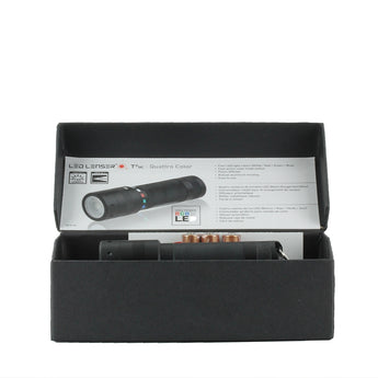 Ledlenser T2QC Quad-Color LED Flashlight - 140 Lumens - Uses 3 x AAA Batteries