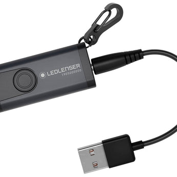 Ledlenser K4R Rechargeable LED Keychain Flashlight - 60 Lumens - Includes Built-In Li-Poly Battery Pack - Gift Box (502066) or Blister Packaging (502132)