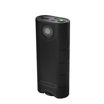 Ledlenser 502127 USB Rechargeable Flex10 Battery Charger and Power Bank - Includes 2 x 9000mAh 21700
