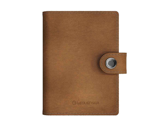 Ledlenser 502396 Rechargeable Lite Wallet -150 Lumens - Includes Built-In Li-Ion Battery Pack - Caramel