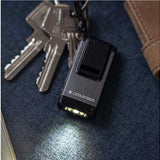 Ledlenser 502574 K4R Rechargeable LED Keylight - 120 Lumens - Uses Built-in Li-Poly Battery Pack - Gray or Rose Gold