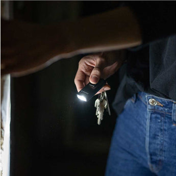 Ledlenser 502577 K6R Rechargeable LED Keylight - 400 Lumens - Uses Built-in Li-Poly Battery Pack - Gray or Rose Gold