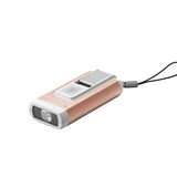Ledlenser 502577 K6R Rechargeable LED Keylight - 400 Lumens - Uses Built-in Li-Poly Battery Pack - Gray or Rose Gold