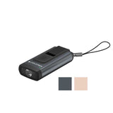 Ledlenser 502577 K6R Rechargeable LED Keylight - 400 Lumens - Uses Built-in Li-Poly Battery Pack - Gray or Rose Gold