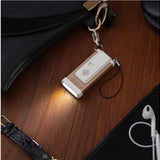 Ledlenser 502580 K6R Safety Rechargeable LED Keylight and Alarm - 400 Lumens - Uses Built-in Li-Poly Battery Pack - Gray or Rose Gold