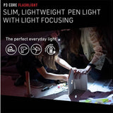 Ledlenser 502597 P3 Core LED Flashlight - 90 Lumens - Includes 1 x AAA